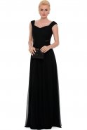 Long Black Evening Dress C7113