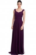 Long Purple Evening Dress C7113
