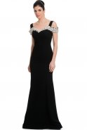 Long Black Evening Dress C7115