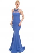 Blue Mermaid Evening Dress C7037