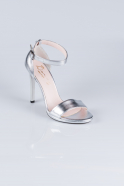 Silver Skin Evening Shoes AB1026