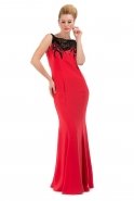Long Red Evening Dress O7267