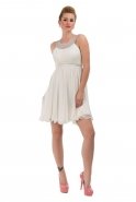 Short White Evening Dress F5273