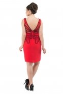 Short Red Evening Dress O6829