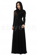 Black Hijab Dress S3604