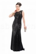 Long Black Evening Dress M1393-01