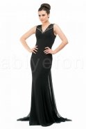 Long Black Evening Dress R2101
