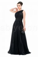 Long Black Evening Dress F1052