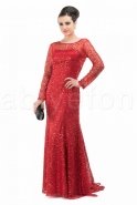 Red Hijab Dress M1384