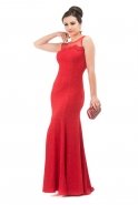 Long Red Evening Dress M1381