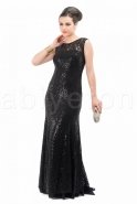 Long Black Evening Dress M1393