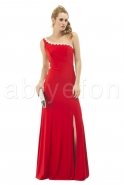 Long Red Evening Dress O3499