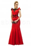 Long Red Evening Dress O1025