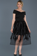 Short Black Invitation Dress ABK514