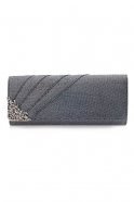 Lame Silvery Evening Bag V420