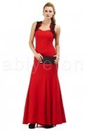 Long Red Evening Dress C6052