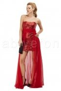 Red Sequin Evening Dress A6265