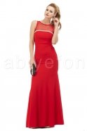 Long Red Evening Dress C6051