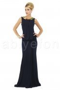 Long Navy Blue Evening Dress O3322