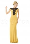 Long Yellow Evening Dress O6790