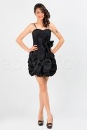 Short Black Evening Dress P4694