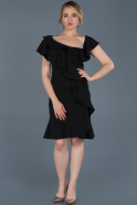 Short Black Invitation Dress ABK525