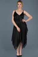 Short Black Prom Gown ABK457