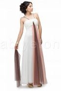 Long White Evening Dress S3643