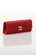 Red Silvery Evening Bag V487