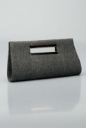 Grey Silvery Evening Bag V480