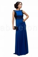 Long Sax Blue Evening Dress M1359