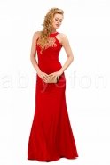 Long Red Evening Dress F628