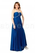 Long Sax Blue Evening Dress C1529