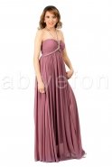 Long Plum Evening Dress C1529