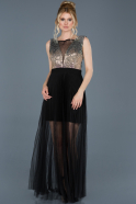 Short Black Prom Gown ABK533