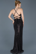 Long Black Mermaid Prom Dress ABU761
