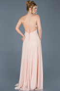 Long Powder Color Prom Gown ABU685