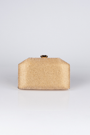 Gold Stony Box Bag V770