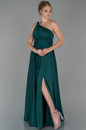 Emerald Green Long Engagement Dress ABU1142