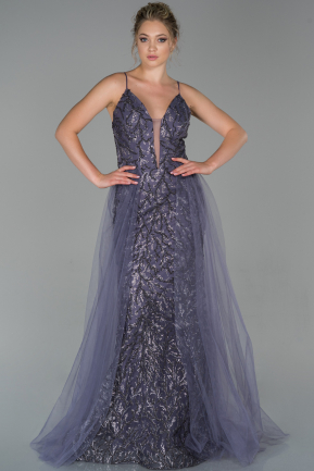 Long Lavender Evening Dress ABU1830