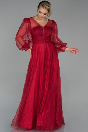 Long Red Evening Dress ABU1841