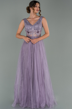 Lavender Long Engagement Dress ABU1469
