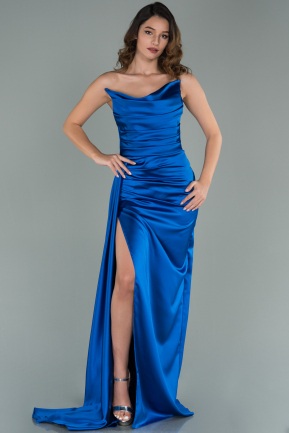 Sax Blue Long Prom Gown ABU390