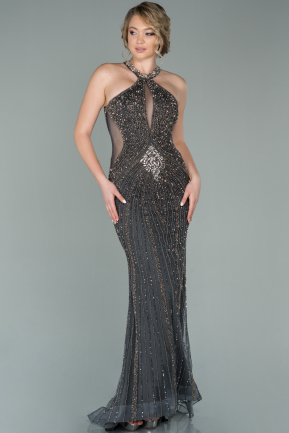 Long Anthracite Haute Couture ABU975