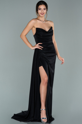 Long Black Evening Dress ABU1861