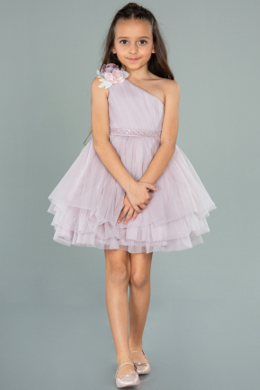 Short Lavender Girl Dress ABK1189