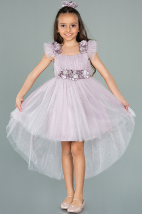 Short Lavender Girl Dress ABK1192