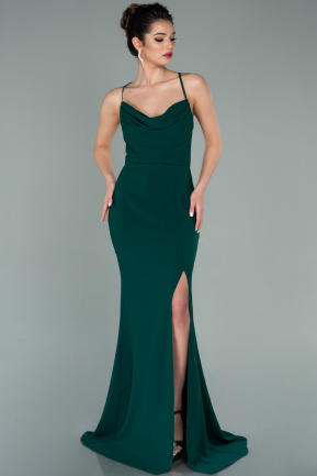 Long Emerald Green Mermaid Prom Dress ABU2160