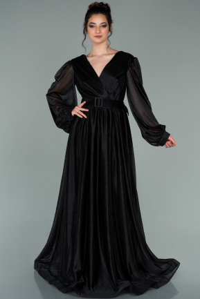 Long Black Evening Dress ABU2224