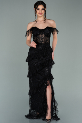 Black Long Evening Dress ABU1596